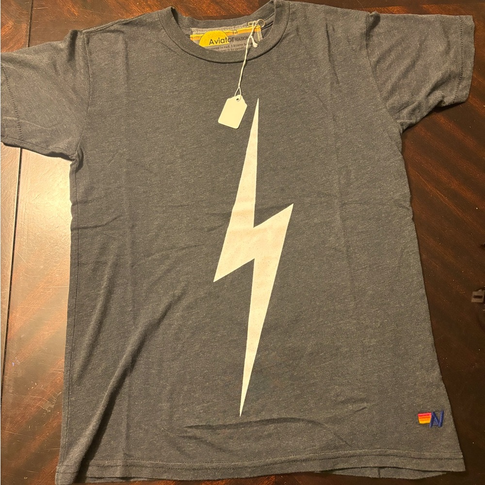 Aviator Nation Kids Size 14 Bolt Tee- NWT